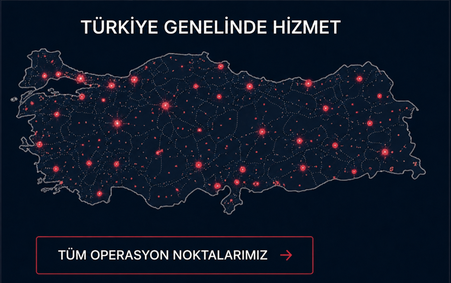 Protokol Güvenlik Türkiye geneli operasyon noktaları haritası